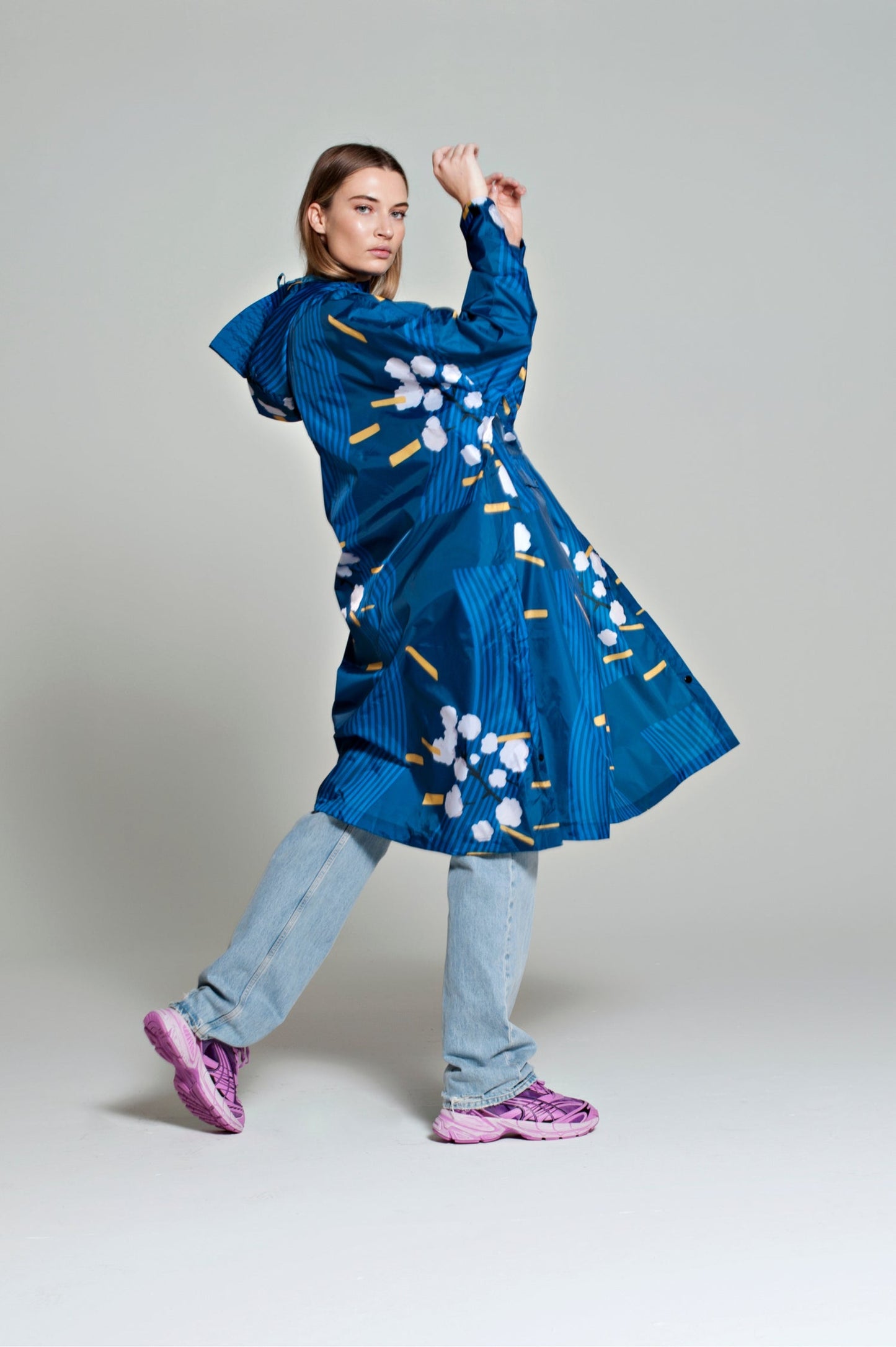 Japanese garden - Fashion raincoat