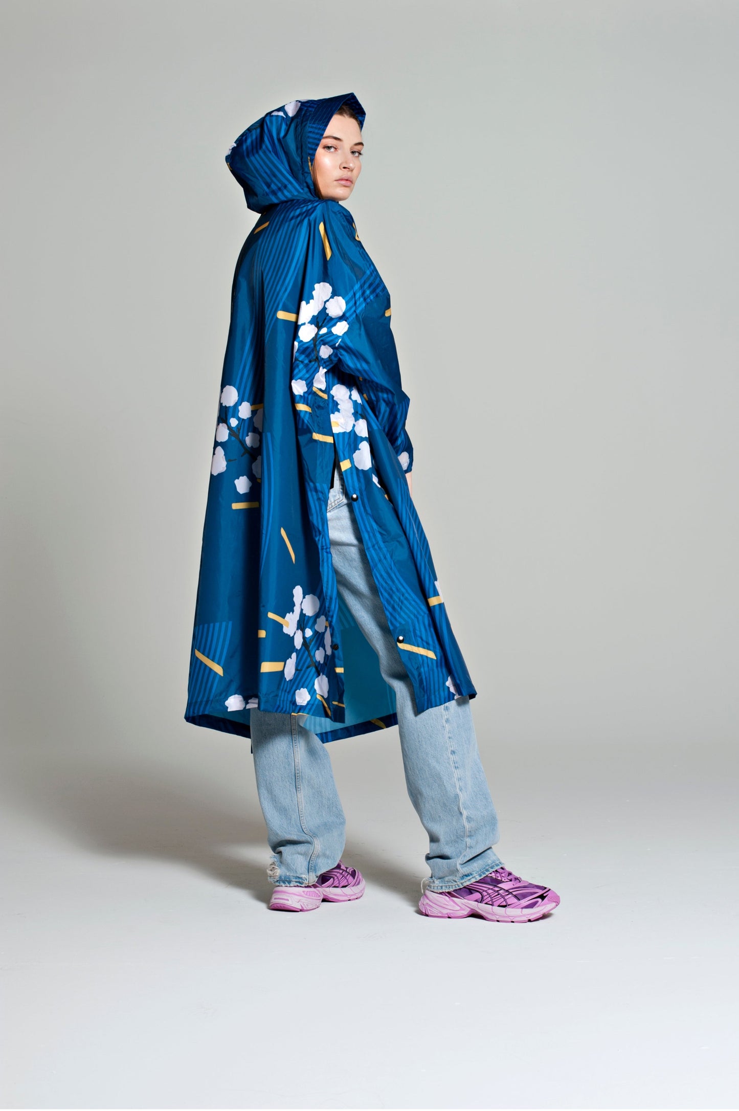 Japanese garden - Fashion raincoat