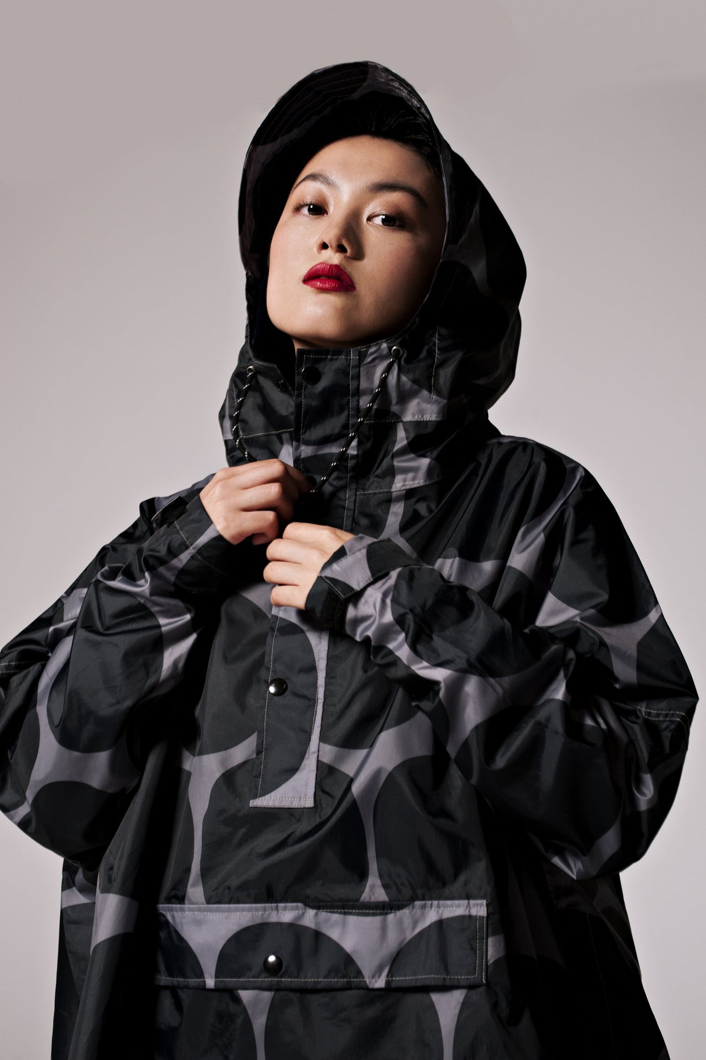 Famous black - Fashion raincoat