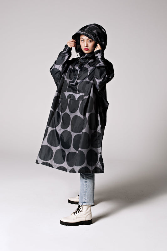 Famous black - Fashion raincoat